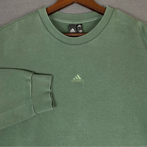 Adidas All Szn Sweatshirt Women’s Small‎ Green Over
Sized Crewneck Embroidered - Picture 1 of 11